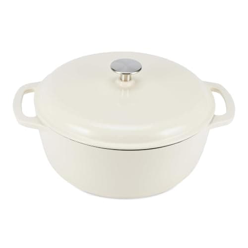 Amazon Basics Amazon Basics Enameled Cast Iron Dutch Oven, 4.3 qt