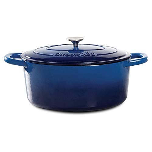 Crock-Pot Crock-Pot Artisan Oval Enameled Cast Iron Dutch Oven, 7 qt