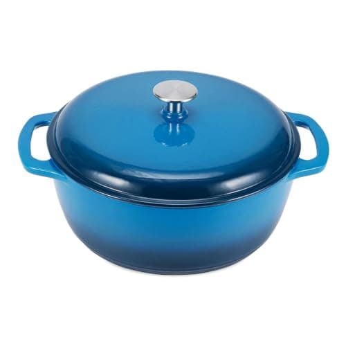 Amazon Basics Amazon Basics Enameled Cast Iron Dutch Oven, 6 qt