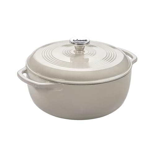 Lodge 6 qt Enameled Cast Iron Dutch Oven