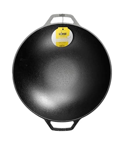Lodge Lodge 14" Cast Iron Wok with Dual Loop Handles