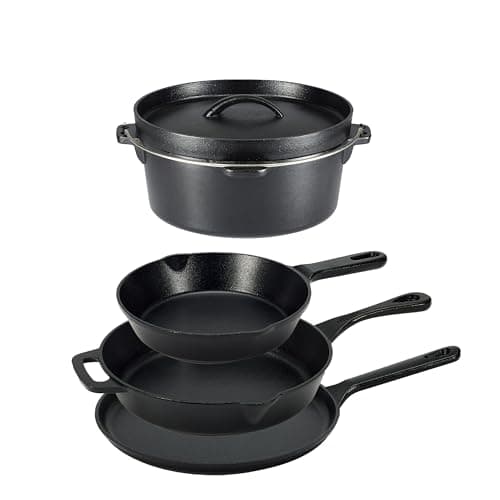 Amazon Basics Amazon Basics 5-Piece Cast Iron Cookware Set