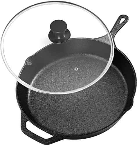 Utopia Kitchen Utopia Kitchen 10" Cast Iron Skillet with Lid