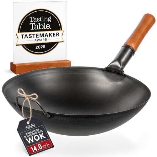 Yosukata Yosukata 14" Carbon Steel Wok (Round Bottom)